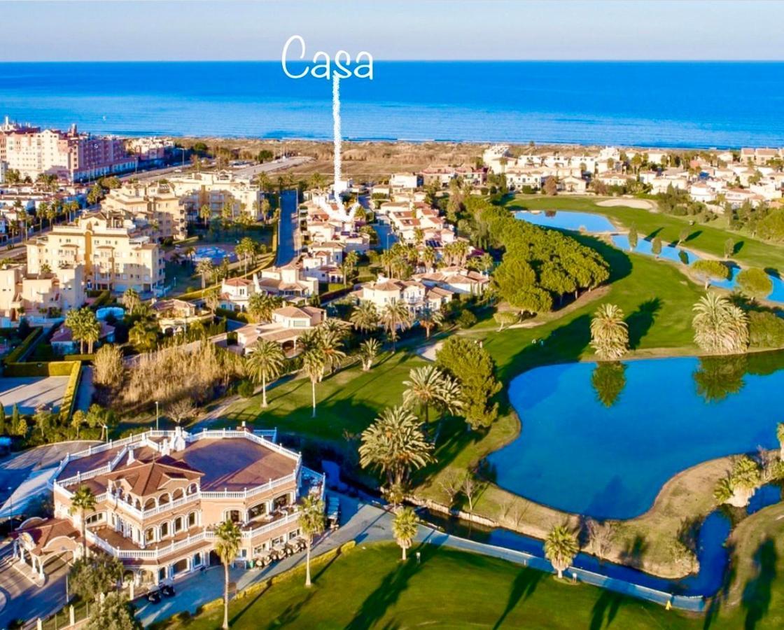 Villa Con Jardin En Oliva Nova Golf A 100M De La Playa Extérieur photo